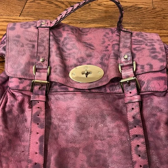 Oversized Mulberry Alexa Pink Leopard Print - Picture 4 of 9